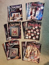 VTG For The Love Of Cross Stitch magazines Lot 1992 to 1997