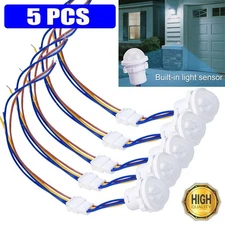 5X PIR Infrared Motion Sensor Detector 110V Smart Switch Light Lamp Switch Auto