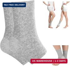 Bamboo Fiber Compression Socks for Men  Women - Ultra Soft  Breathable Ankle F