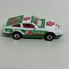 Vintage Matchbox 1986 NISSAN 300 ZX Turbo White Green Fuji Film Camera #3 Macau