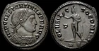 Constantine I AE Follis 317-318 AD Ticinum Mint #N87