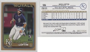 2024 Topps Series 2 Gold /2024 Nick Loftin #506 Rookie RC