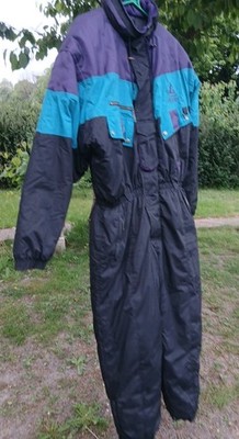 Glacier All In One Padded Skianzug Extra Large XL Herren SCHWARZ LILA