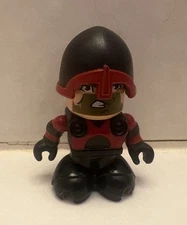 Fisher Price 2009 Trio Castle Set 2" tall RED BLACK Knight