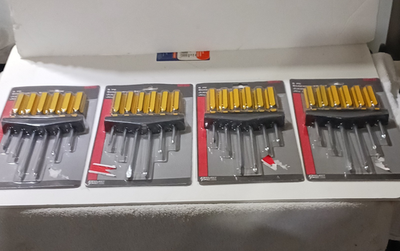 #ad Project Pro 6 Piece Screwdriver Set 1419BULK Yellow Black Silver Handle $12.99
