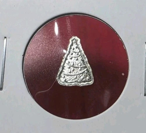 Christmas Tree 🎄 1 gram .999 Fine Pure SILVER Bullion Fractional Bar Ingot Coin