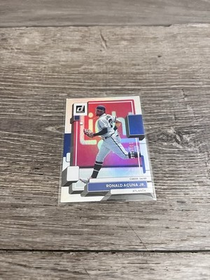 Ronald Acuna Jr. 2022 Donruss Holo #121 Season Stat Line  /246 Atlanta Braves