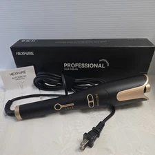 NEXPURE Ionic Professional Automatic Hair Curler Curling iron 1" Rotating Barrel