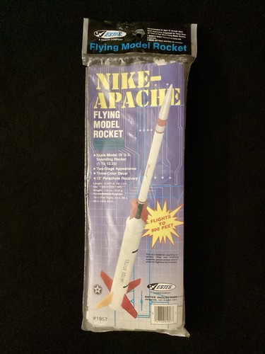 Vintage Estes Nike-Apache #1957 Flying Model Rocket!! / Made In USA ...