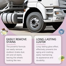 Auto Heavy Duty Wheel Cleaner for Car Rims Degreaser Restorer and Protectant