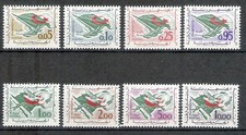 ALGERIE 1962 série Ntc très légère TTB VFMVLH bonne côte 47€