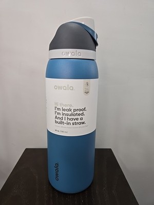 Owala FreeSip Stainless Steel Water Bottle 40oz Color: Blue