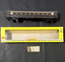 FLEISCHMANN 1445 scala H0 carrozza FS Con Luci Non Funzionanti. Leggi Descriz