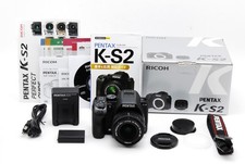 833 Shots MINT Pentax K-S2 20.1MP Digital SLR Camera Body w/18-50mm Lens JAPAN