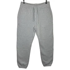American Giant Sweatpants Mens Medium Gray Classic Joggers Cotton Blend USA NEW
