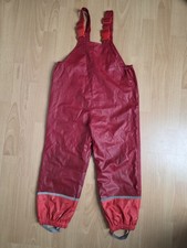 Dicke Regenhose in Rot, Größe 116/122