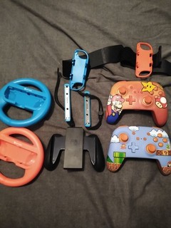 Nintendo switch 1 accessories mixed lot (9 total)