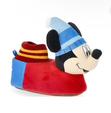Mickie Mouse Disney Junior Plush Slippers Toddler Size 9-10