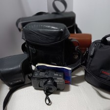 Vintage Camera Lot of 5 Technicolor Super 8 Yashica Electro 35 Canon Ricoh B H