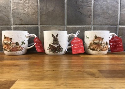WRENDALE DESIGNS Weihnachten 3 Tassen: 2 x NIGHT BEFORE & 1 x MERRY LITTLE siehe Video