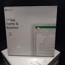 Microsoft Office Home  Business 2019 Sealed DVD Retail Windows For One User PC