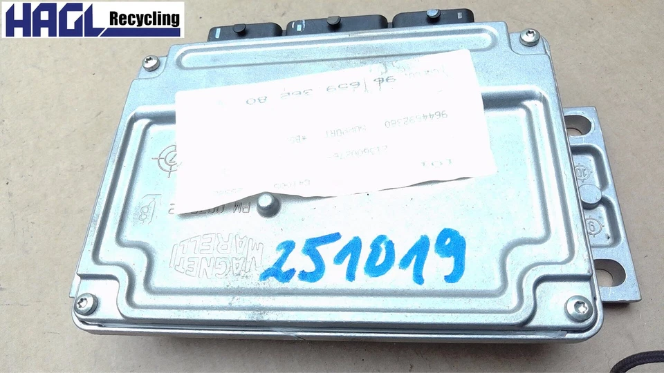 Centralina Iniezione 9665936280 Citroen C4 1.4 16V L 65 KW 88 PS Berlina - Immagine 4 di 4