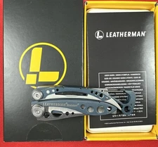 Retired New In Box Denim Blue Leatherman Skeletool. Collect. (Not From China)