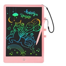 PYTTUR LCD Writing Tablet for Kids 10 Inch Colorful Toddler Drawing Tablet Re...