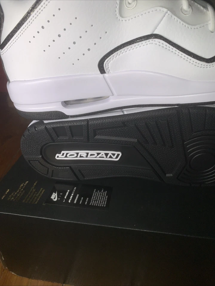 Nike Air Jordan Courtside 23 White Black Shoes Sneakers Mens Size US 13 NEW - Image 2 of 4