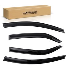 Window Deflector Rain Visor For Kia Forte Sedan 2009-2013 Black Set