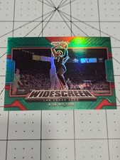 2022 Panini Prizm WNBA #12 A'ja Wilson Widescreen Prizms Green