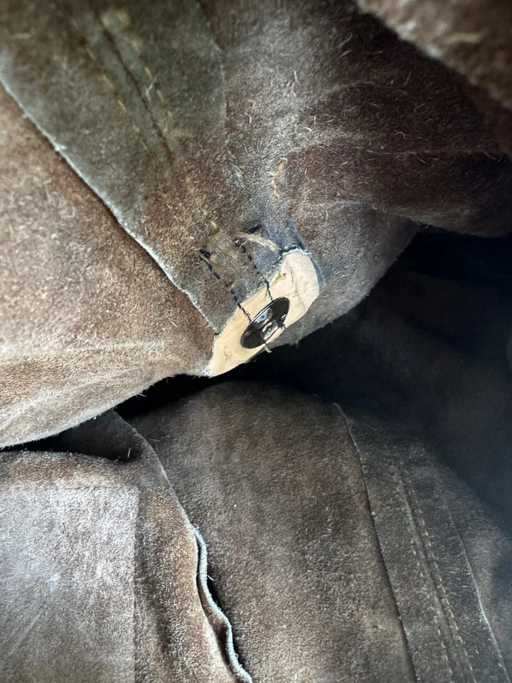 Mochila de mano Rugby by Ralph Lauren de gamuza y cuero resistente preparación Foto 3 de 4