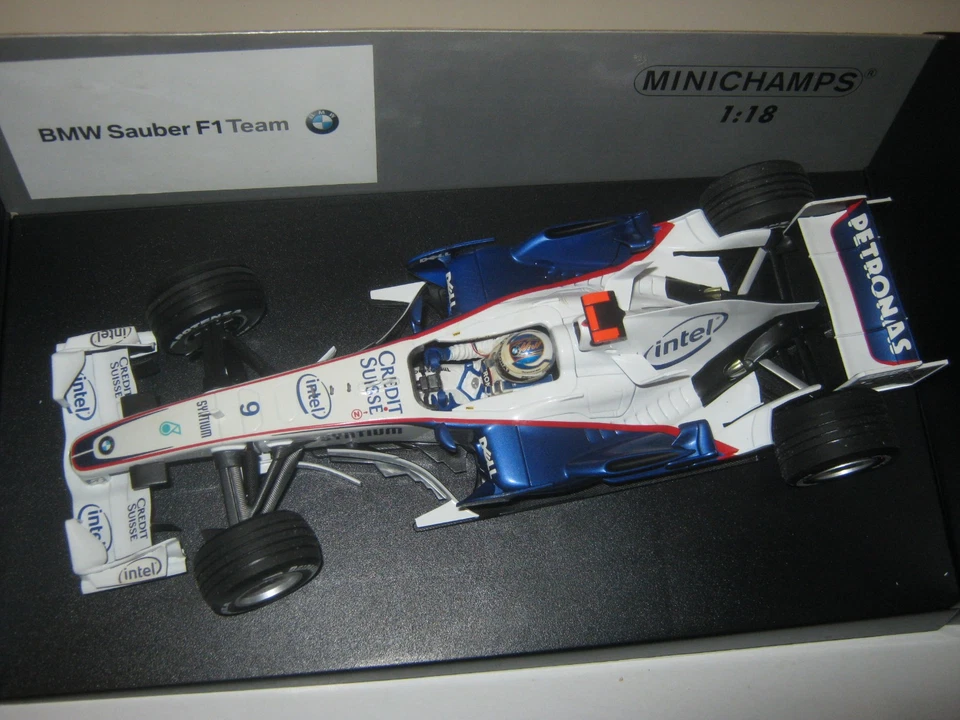 1:18 Sauber BMW F1.07 N. Heidfeld 2007 MINICHAMPS 100070009 OVP - Bild 2 von 3
