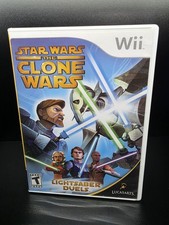 Star Wars the Clone Wars Lightsaber Duels 2008 Nintendo Wii Game Complete