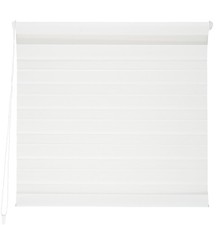 Produktbild - Livarno Home Fensterrollo Jalousie Duo 150 x 80 cm weiß mit Seitenzug *besch. VP