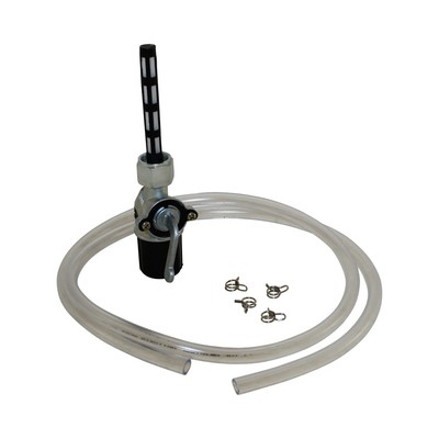 Gas Tap Slanted with Water Bag 1m Hose Clips for Simson S50 S51 SR1 SR2