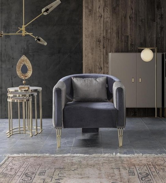 Luxus Wohnzimmer MöBel Design Hochwertig Sessel Modern Polstersessel Sitz-image