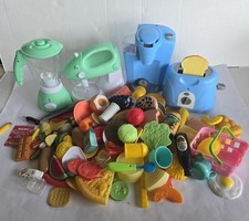 Play Pretend Working Kitchen Appliances And Lots Of Pretend Food Over 140 Pieces