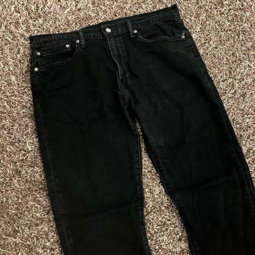 Levi's 512 Black Denim Pants Size 36 Vintage Condition