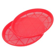  2 pezzi setaccio per cereali paletta in plastica per grani paletta in rete