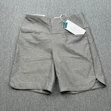 Lady Hagen Pull On Shorts Womens XS 26x7" Inseam Gray Golf Tummy Control NEW
