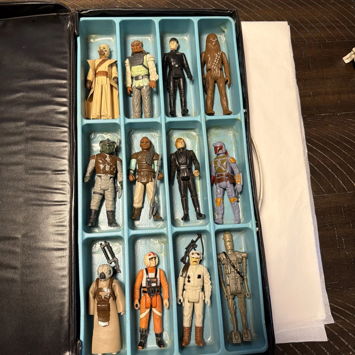 Lot 4 Figurines Star Wars Vintage – Kenner Meccano 1980, Bon état