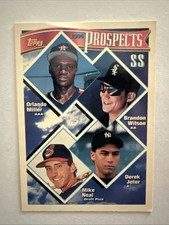 1994 Topps - Prospects Derek Jeter, Orlando Miller, Brandon Wilson #158