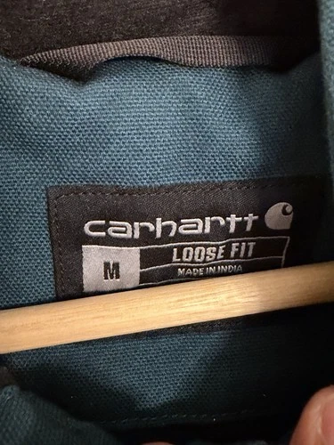 Carhartt Anniversary Yellowtail Montana Active Jac Aztec Medium NWT Teal Blue image 4