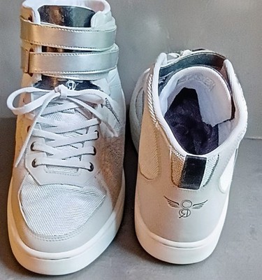 Creative Recreation High Top Silver White Black Men's Sneakers Athletic