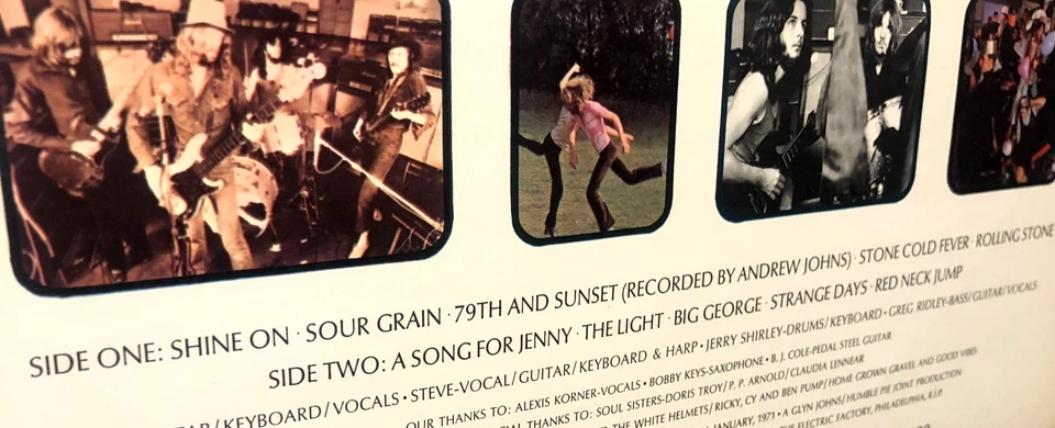 Humble Pie  Rock On Lp Peter Frampton Steve Marriott gatefold Nm - Image 3 of 4