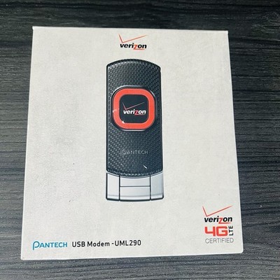 New Pantech UML290VW-G Black Verizon Wireless Portable 4G LTE USB Wi-Fi Modem