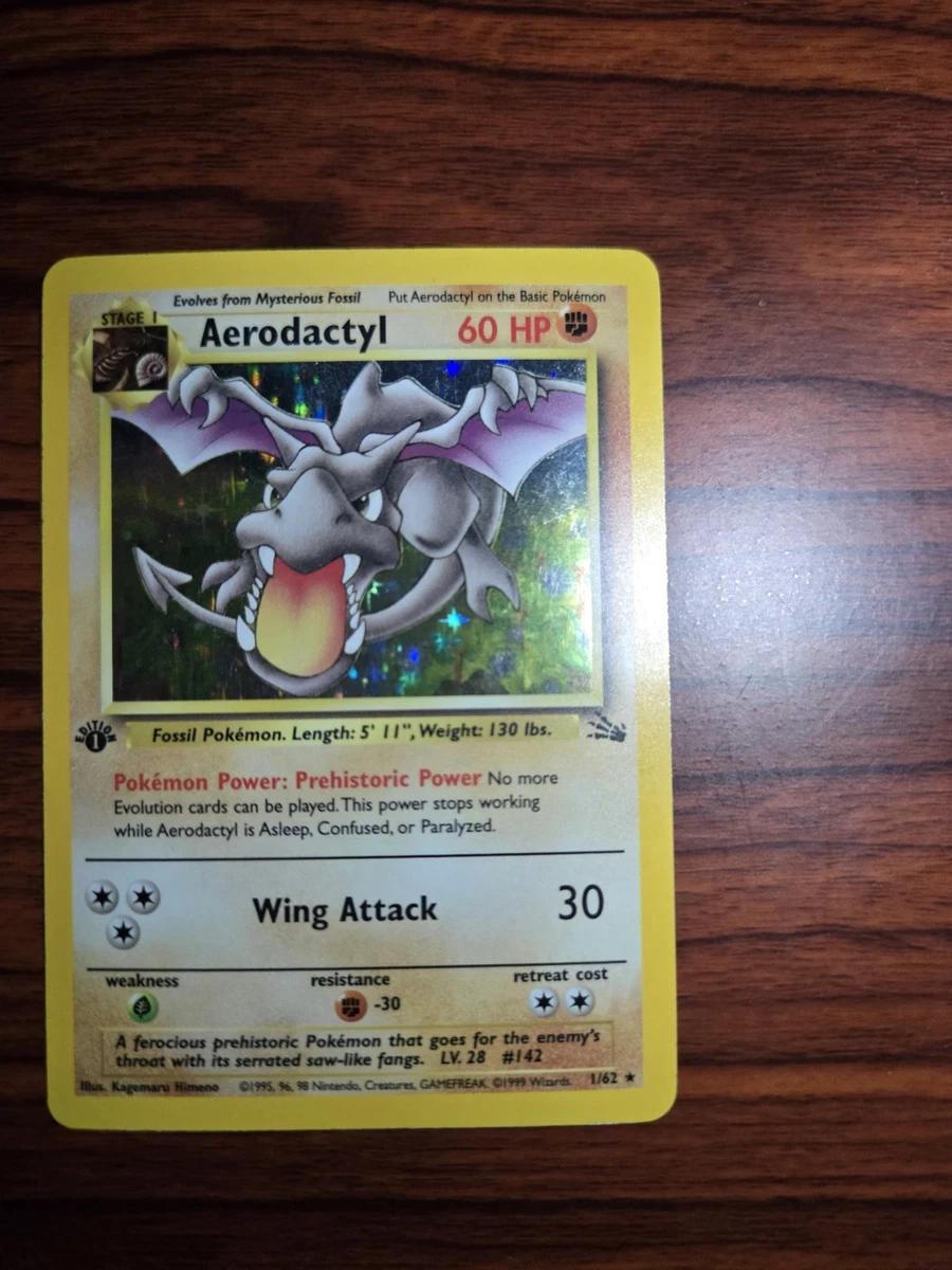 Aerodactyl 1/62 Fossil for sale | eBay