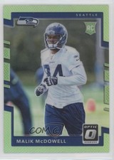 2017 Donruss Optic Rookies Lime Green Prizm Malik McDowell #139 0y59