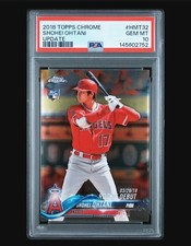 2018 Topps Chrome Update - Rookie Debut Shohei Ohtani #HMT32 RC PSA 10  Graded